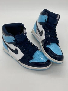 Jordan 1 Retro High OG UNC Leder Größe 9 blau weiß/marine Herrenschuhe CD0461-401 - Bild 1 von 11