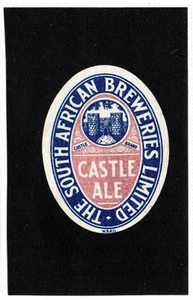 THE SOUTH AFRICAN BREWERIES Ltd CASTLE ALE: Bieretikett (C90826) - Bild 1 von 1