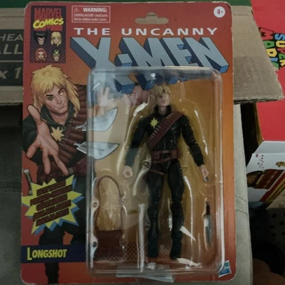 Figura de acción retro Longshot X-Men Marvel Legends 6" NUEVO Hasbro Foto 1 de 2