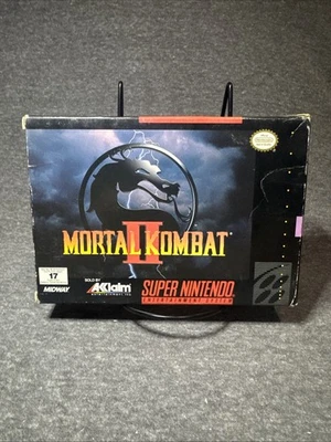 Mortal Kombat II Super Nintendo Entertainment System SNES CIB 12 - Image 1 of 4