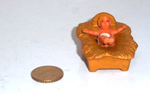 CLAIRET FIGUR - DEKORZUBEHÖR - KRIPPENMOTIV - KLEINER JESUS - - Bild 1 von 2