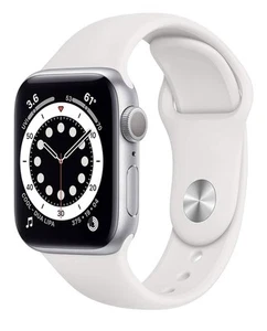 Apple Watch Series 6 GPS 40mm Silver Aluminum Case With 7 Sport Bands - Zdjęcie 1 z 2