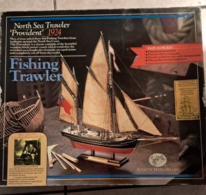 Holz-Bausatz "North Sea Trawler Provident 1924 1:60 in OVP, ungebaut, vintage - Bild 1 von 7