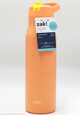Botella tranquila de acero inoxidable Zak Designs de 20 fl oz - naranja *VER DETALLES* Foto 1 de 4