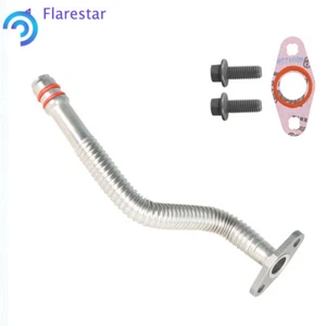 Turbo Oil Return Drain Line Tube For Dodge Cummins 5.9L 2004 2005 2006 2007 - Picture 1 of 9