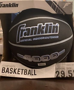 Baloncesto oficial Franklin 4000 para interiores/exterior 29,5"" negro - Imagen 1 de 6