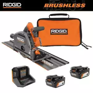 18V (2) 4.0 Ah Batteries and Charger Kit with 18V Brushless Cordless 6-1/2 in. T - Picture 1 of 8