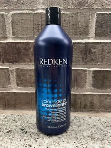 REDKEN Color Extend Brownlights Blue Toning Conditioner 33.8 oz Liter - Picture 1 of 1
