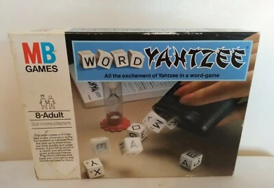 Vintage Word Yahtzee Letters Game MB Games 1981 , Missing Timer - Image 1 of 3
