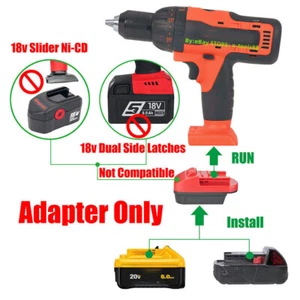 Adaptador para herramienta Snap-On 18v CTB8185 para batería DeWalt 20v o Milwaukee M18 - Imagen 1 de 8