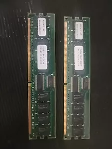 2 SimpleTech 90000-40658-001U 1GB PC-2700 CL2.5 184P Memory RAM Stick 1G - Picture 1 of 1