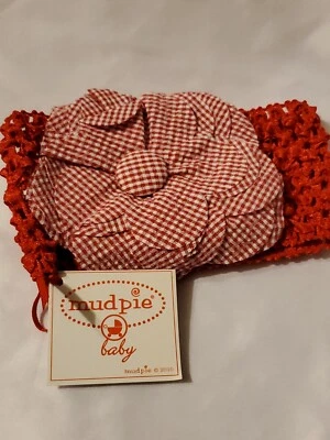 Mud Pie 头带 钩针花 全新 包装  — 第 1/3 张图片