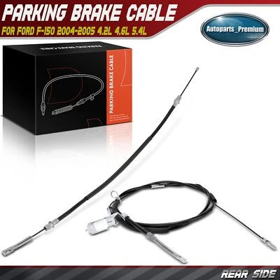 2Pcs Rear Driver & Passenger Side Parking Brake Cable for Ford F-150 2004-2005 - Image 1 of 4
