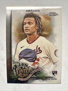 Topps Allen & Ginter 2022 cromado CJ ABRAMS #218 RC novato Washington Nationals - Imagen 1 de 2