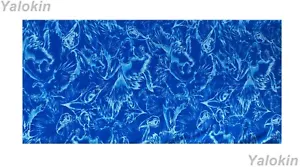 Blue Waves Scarf Protective Elastic Neck Gaiter Bandana Breathable Balaclava N98 - Picture 1 of 8