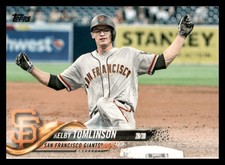 2018 Kelby Tomlinson San Francisco Giants Topps Baseball Card # 380
