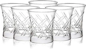 Drinking Glasses For Water Juice Beer Wine And Cocktails Set Of 6 Clear Tempered - Picture 1 of 9