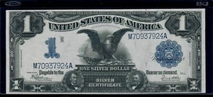 1899 $1 Silver Certificate Black Eagle *FR 236* AU almost UNC - Picture 1 of 3