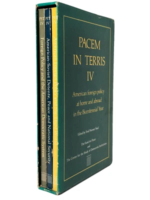 PACEM IN TERRIS IV Peace on Earth - American Foreign Policy -Soviet -SIGNED RARE - Image 1 of 4