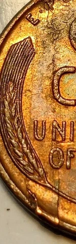 DeLamination Peel RD 1946 P Lincoln Wheat Cent Rare Errror Coin Cover