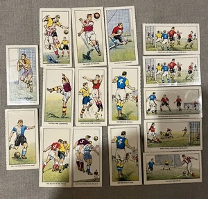 Vintage Mystery Trainer Fußball Tipps und Tricks Karten Konvolut von 16 - Bild 1 von 1