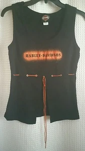 Harley Davidson Black Women's Sz M Tank Top South Charleston, WV West Virginia - Picture 1 of 5