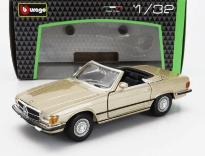 MODELLINO AUTO STATICO BURAGO MERCEDES BENZ SL-CLASS 450SL CABRIOLET 1977 1/32 - Immagine 1 di 4