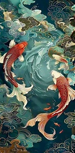 Beautiful Japanese Traditional Artwork Image, Multiple sized Poster / Prints - Foto 1 di 1