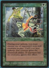 Erhnam Djinn Arabian Nights MINT Green Rare MAGIC MTG CARD (ID# 235865) ABUGames