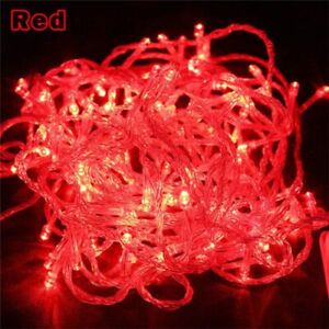 10M 30M USA WALL PLUG STRING FAIRY 100 LED LIGHTS xmas wedding party connectable