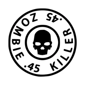 Zombie Killer Bullet Decal #1 4"x4" Choose Color - Picture 1 of 2