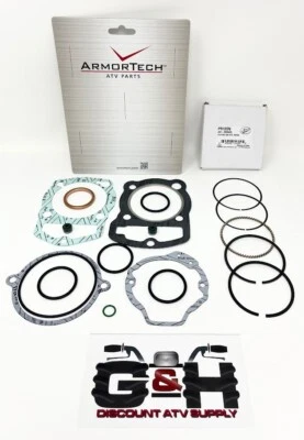 1984 Honda TRX 200 Fourtrax поршневые кольца и верхняя прокладка набор стандартный 65,00 мм - Изображение 1 из 3