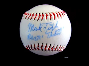 MARK FIDRYCH ROY THE BIRD DETROIT TIGERS SIGNED AUTO VTG MACGREGOR BASEBALL JSA - Picture 1 of 3