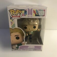 Funko Pop! Rocks BTS JIMIN #222 with Free Protector - New - NWOT Unopened Box Ro