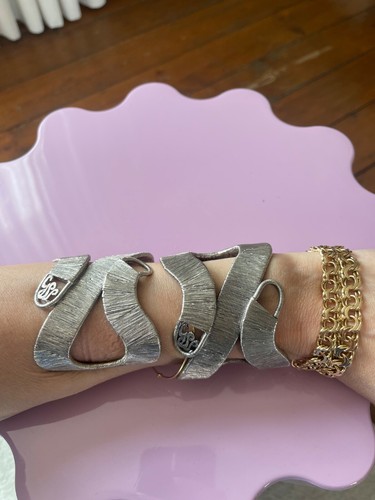 SAINT LAURENT (YSL) YSL Argento Wowed Polsini Bracciali Gemelli