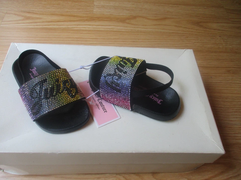 Sandalias sin cordones Juicy Couture bebé niña Lil Canyon Lake talla 5 M nuevas con etiquetas Foto 1 de 4
