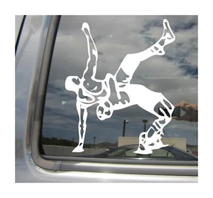 Freestyle Wrestling - Greco Roman Wrestler Car Window Vinyl Decal Sticker 04061 - Picture 1 of 2