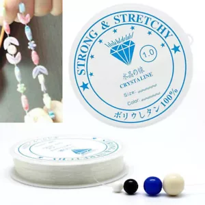 1Roll Beading String Cord Bracelet Elastic Spool DIY Jewelry Making Thread Wire - Picture 1 of 21