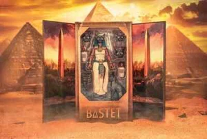 4H Mythic Legions OBSCURA Gods of Ancient Egypt Bastet Figure - Picture 1 of 1