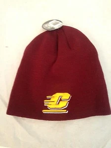 Sombrero de invierno tejido Dozit EZ Central Michigan Chippewas NUEVO. Gorro cálido NCAA Cap - Imagen 1 de 2