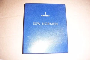 Ringbuch Ordner DIN A5 Mappe Siemens Schuckert Werke SSW Rarität Dokumentenmappe - Bild 1 von 5