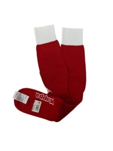 KAPPA Men's Soccer Sport Socks Logo High Red Size 03 Retail $34 NWT - Picture 1 of 2