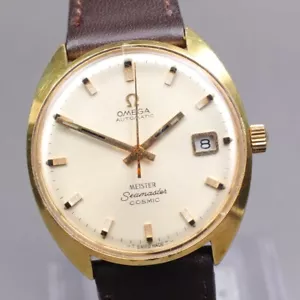 OMEGA MEISTER Seamaster Cosmic 166.022 TOOL 107 Gold Dial Automatic Watch - Picture 1 of 11