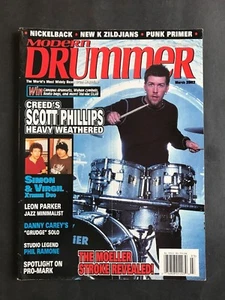 Modern Drummer Magazine March 2002 Creed's Scott Phillips - Picture 1 of 2