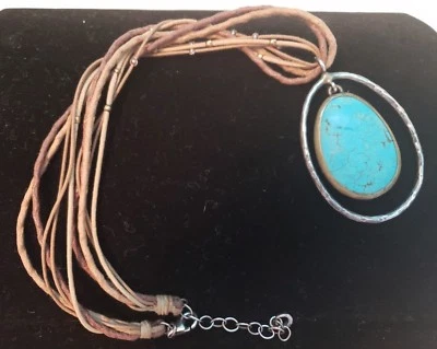 Collar multihila Silpada de plata de ley, bronce, Howlite Foto 1 de 3