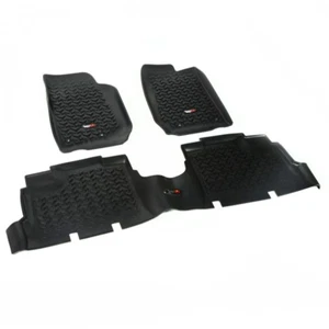 Rugged Ridge 12987.04 Floor Liner Set for 2007-2018 Jeep Wrangler JK 4 Dr - Picture 1 of 10