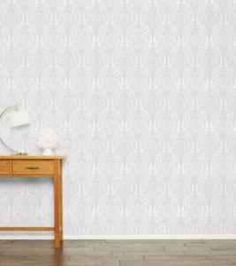 Laura Ashley Beaulieu Silber Tapete. Chargennummer kann variieren // - Bild 1 von 2