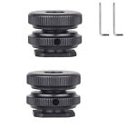 2 Pack 1/4 Inch Hot Shoe Mount Adapter Tripod Screw for DSLR Camera Rig