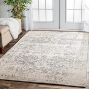 Grey Modern Rug Floor Mat Carpet - Picture 1 of 11