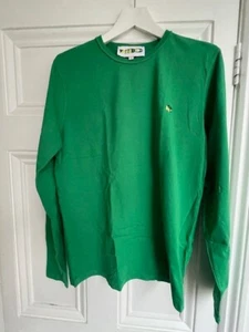 YMC YOU MUST CREATE MENS GREEN LONG SLEEVE T SHIRT LIKE FOLK OLIVER SPENCER - Picture 1 of 5